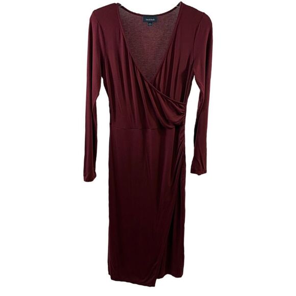 ModCloth Burgundy On The Town Dress Size S - Picture 1 of 10